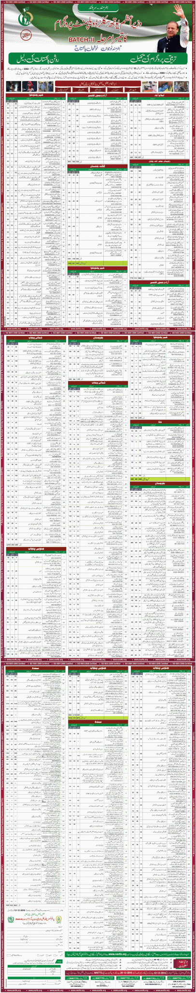 PM Nawaz Sharif Youth Skill Development Scheme 2024 Apply Online Application Registration Form Prime Minister Training Program