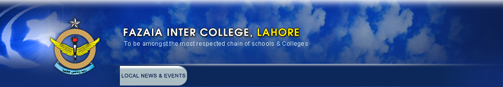 Fazaia Inter College Lahore Admission 2024 Form Eligibility Criteria of Courses