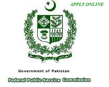 Latest FPSC Jobs in Pakistan Federal Public Service Commission Apply Online