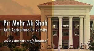 Pir Mehr Ali Shah Arid Agriculture University UAAR Rawalpindi Entry Test 2024