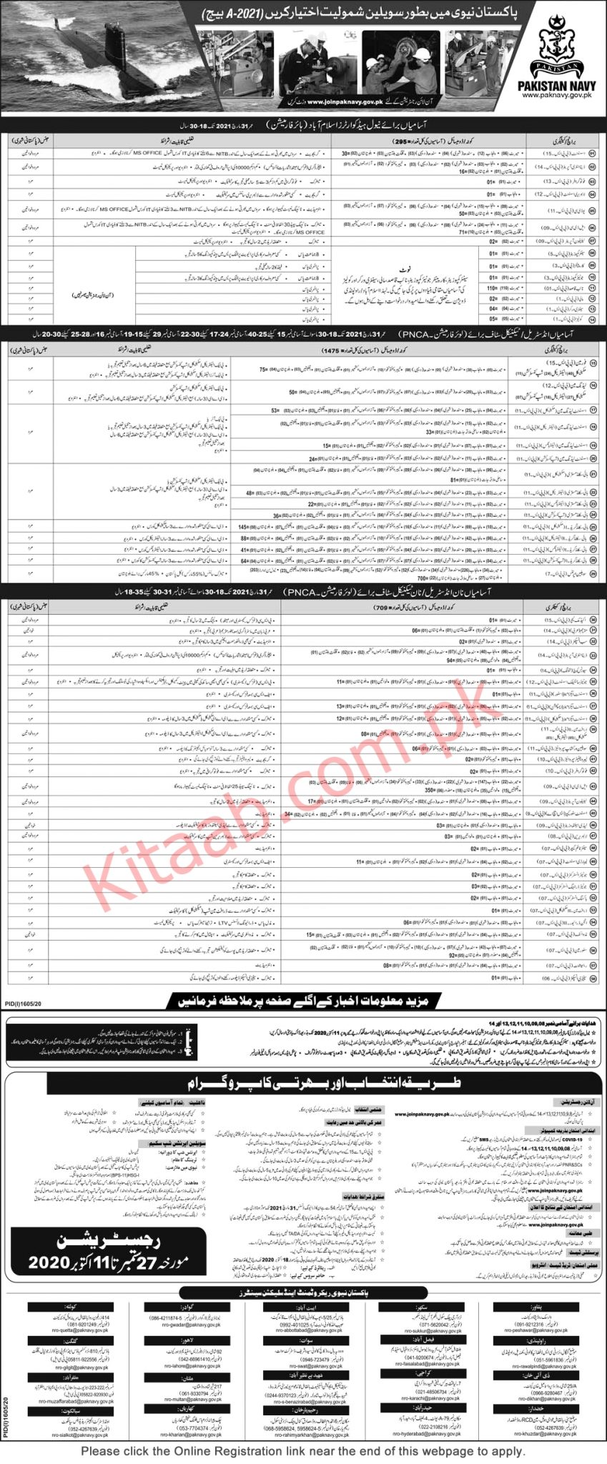 Join Pakistan Navy Civilian Jobs 2024-A Batch Online Registration Eligibility Criteria Last Date